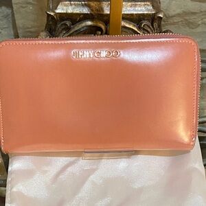 Jimmy Choo Coral Pink Wallet